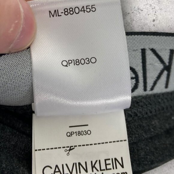 NEW Calvin Klein Black Spell Out Panties Size Large Logo Thong Underwear NWOT L‎ - Picture 7 of 10